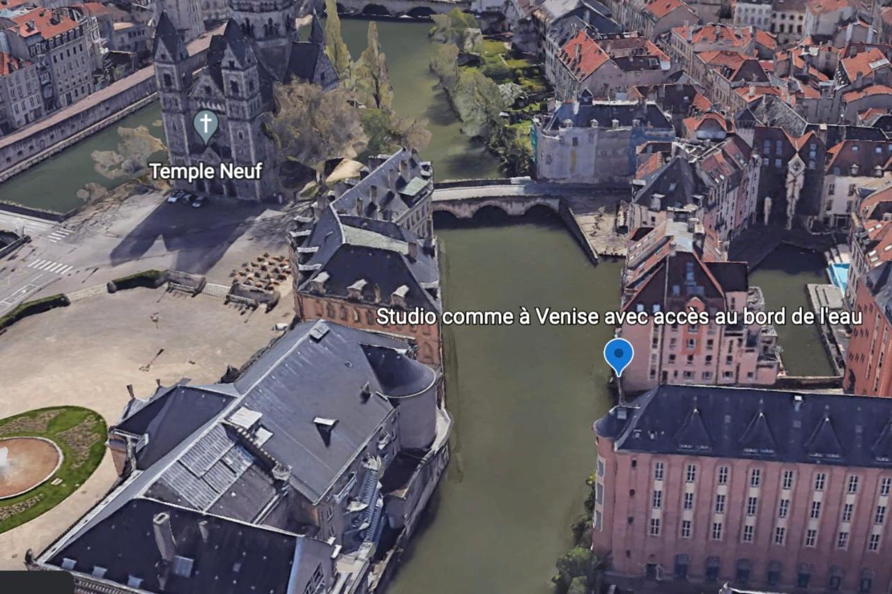 Romantique "Comme A Venise" Au Bord De L'Eau Avec Parking Metz Exterior foto